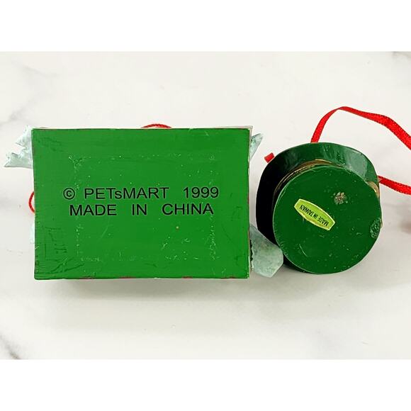 Christmas Cat Kitten Lovers Tree Ornaments 2 1/2" Luv A Pet PetSmart 1999 x2 - Picture 12 of 14